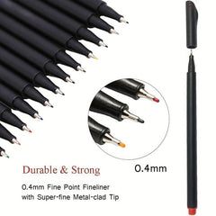 48 Journal Pens Set - Writing, Coloring, Drawing & Note Taking - Perfect Gift