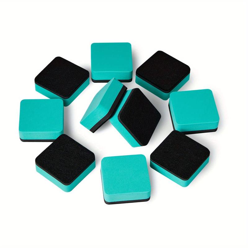 12pcs Magnetic Whiteboard Erasers Dry Erase Chalkboard Cleaner