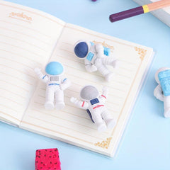 3pcs Astronaut Modeling Eraser Student Creative Stationery