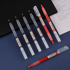 6 Pack 0.5mm Gel Pens for Students & Office Use
