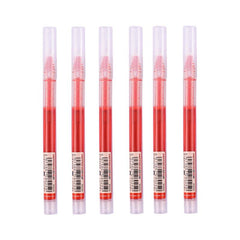 6 Pack 0.5mm Gel Pens for Students & Office Use