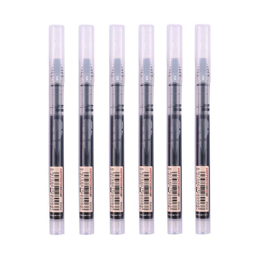 6 Pack 0.5mm Gel Pens for Students & Office Use