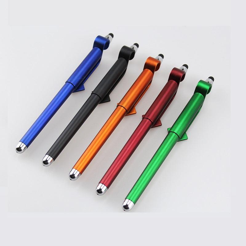 5pcs 3in1 Mobile Phone Holder BallPoint Pen Touch Screen Swipe Pen
