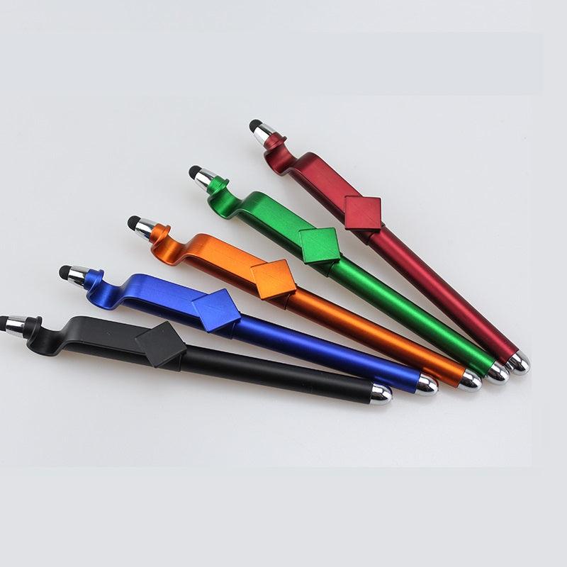 5pcs 3in1 Mobile Phone Holder BallPoint Pen Touch Screen Swipe Pen