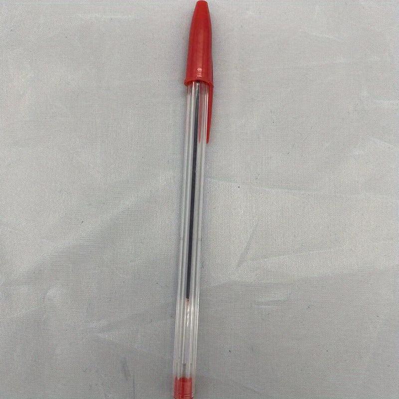 50pcs 1.0mm Bullet Point Ballpoint Pens for Hotel Catering & Office Stationery