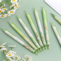 6pcs Matcha Theme Gel Pens for Party Favors & Crafts