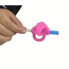 5pcs Students Pen Grips for Elementary School Writing Practice
