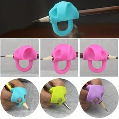 5pcs Students Pen Grips for Elementary School Writing Practice