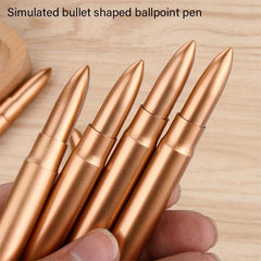 Retro Bullet Shape Ballpoint Pen Student Pocket Pen