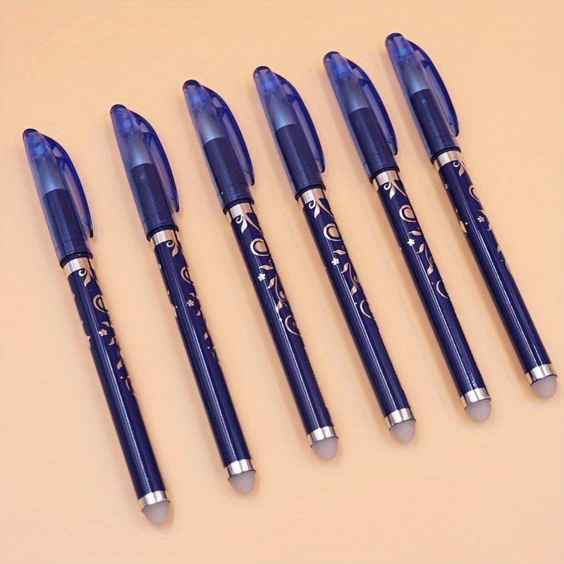 13pcs Erasable Pen Refill & Eraser Set 0.5mm Ink Writing Stationery