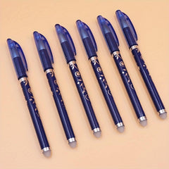 13pcs Erasable Pen Refill & Eraser Set 0.5mm Ink Writing Stationery