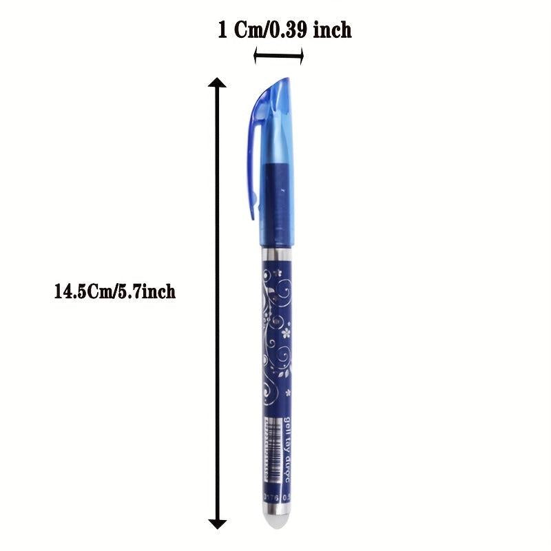 13pcs Erasable Pen Refill & Eraser Set 0.5mm Ink Writing Stationery