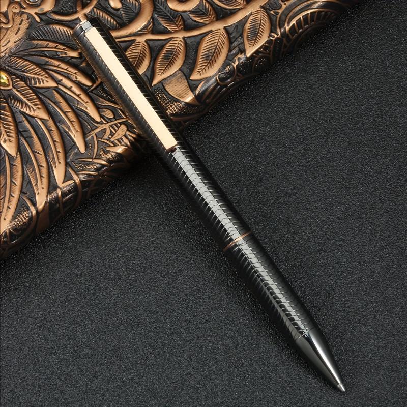 Metal Ballpoint Pen Ink 1.0mm Neutral Point Smooth Writing Office Business