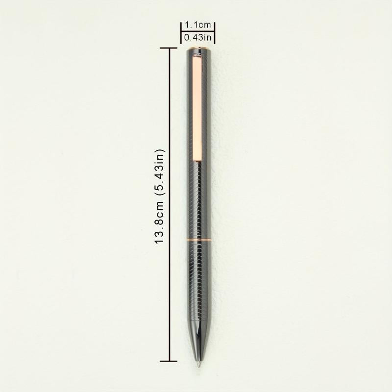 Metal Ballpoint Pen Ink 1.0mm Neutral Point Smooth Writing Office Business
