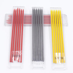 Carpenter Pencil Set 6 Cores Built in Sharpener Marking Tool Woodworking