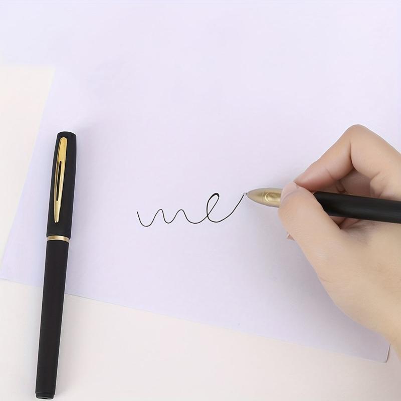 2pcs Large Capacity Gel Pen Bullet Calligraphy Practice Carbon Pen