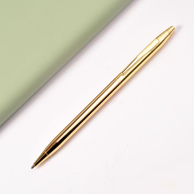Slim Metal Ballpoint Pen, Smooth Writing, Office & Business Use