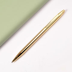 Slim Metal Ballpoint Pen, Smooth Writing, Office & Business Use
