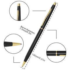 Slim Metal Ballpoint Pen, Smooth Writing, Office & Business Use