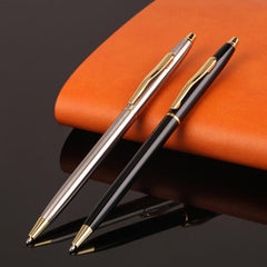 Slim Metal Ballpoint Pen, Smooth Writing, Office & Business Use