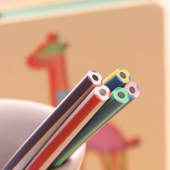 5pcs Soft Stripe Pencils, Perfect for Drawing & Writing
