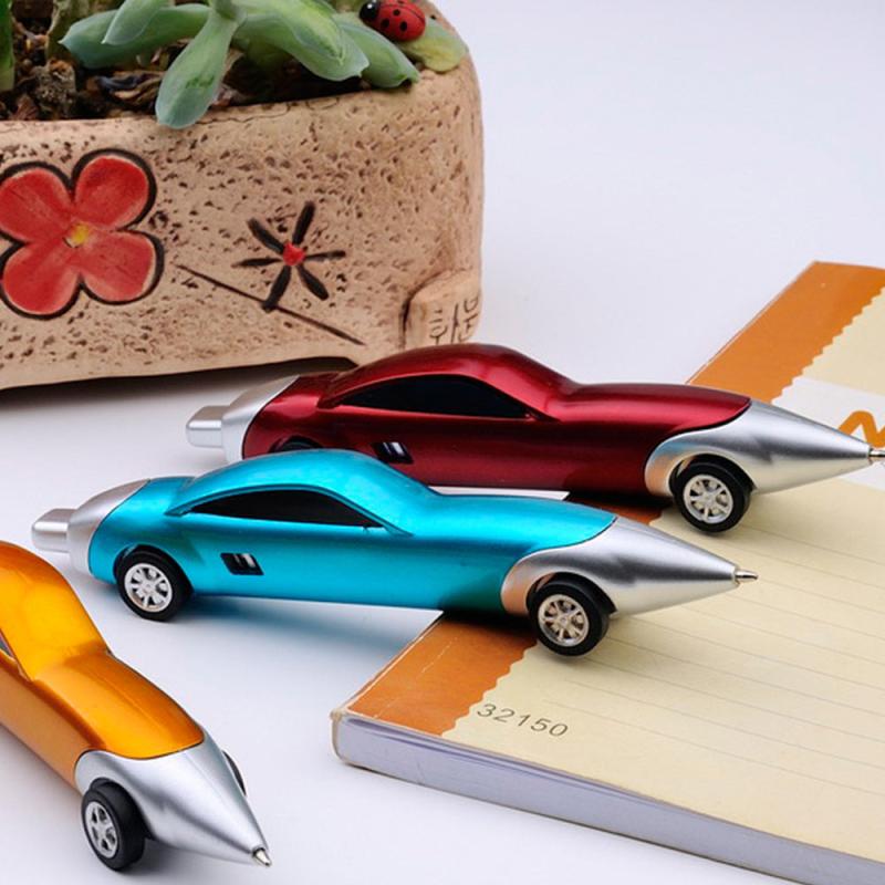 Car Shaped Ballpoint Pens 2pcs Random Colors