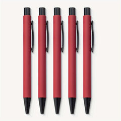 5 Pack Pretty Retractable Ballpoint Pens for Smooth Writing