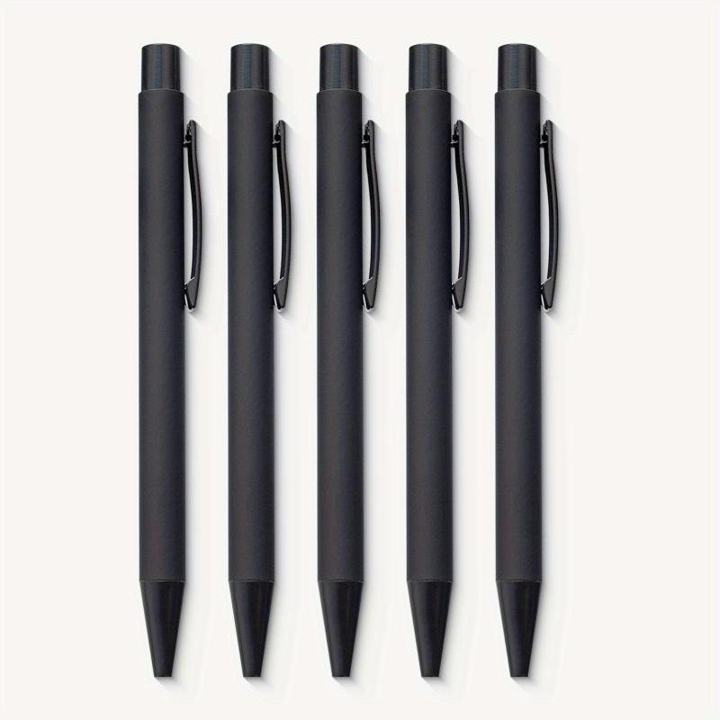 5 Pack Pretty Retractable Ballpoint Pens for Smooth Writing