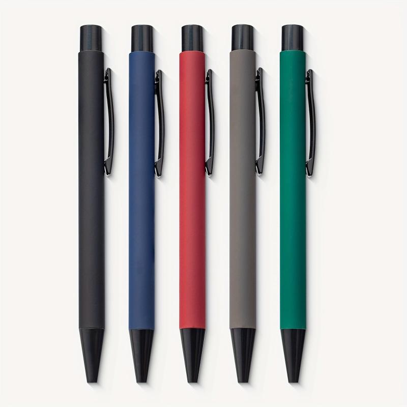5 Pack Pretty Retractable Ballpoint Pens for Smooth Writing
