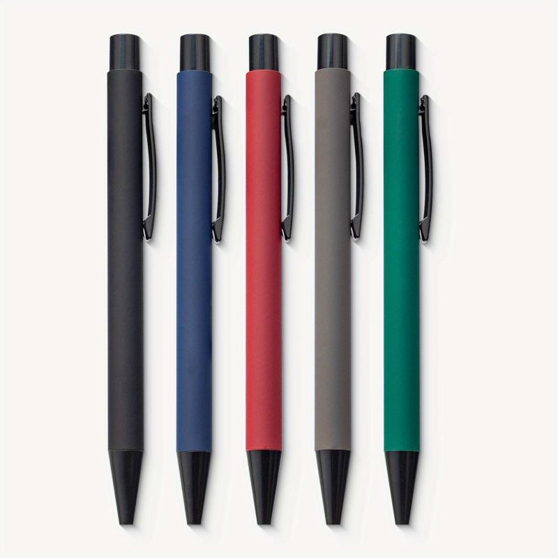 5 Pack Pretty Retractable Ballpoint Pens for Smooth Writing