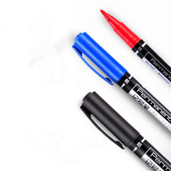 3pcs Waterproof Dual Tip Art Marker Pens Set