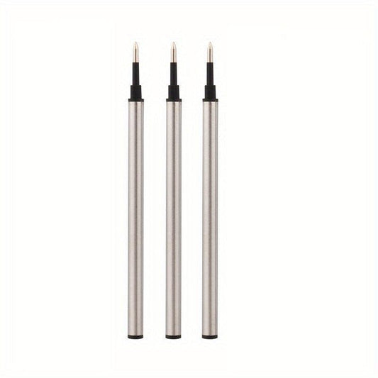 3pcs Rollerball Pens, 0.5mm Nib with Ink Refill