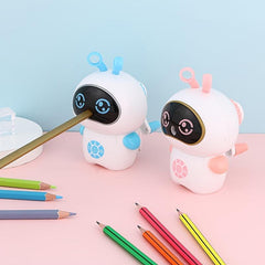 Cartoon Robot Pencil Sharpener Hand Shake Student Stationery