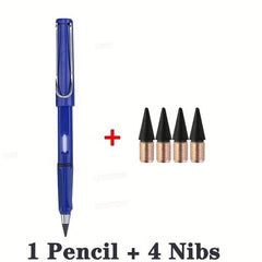 4pcs Unlimited Pencil Nibs Set, Inkless Pen Art Sketch Magic Mechanical Pencils