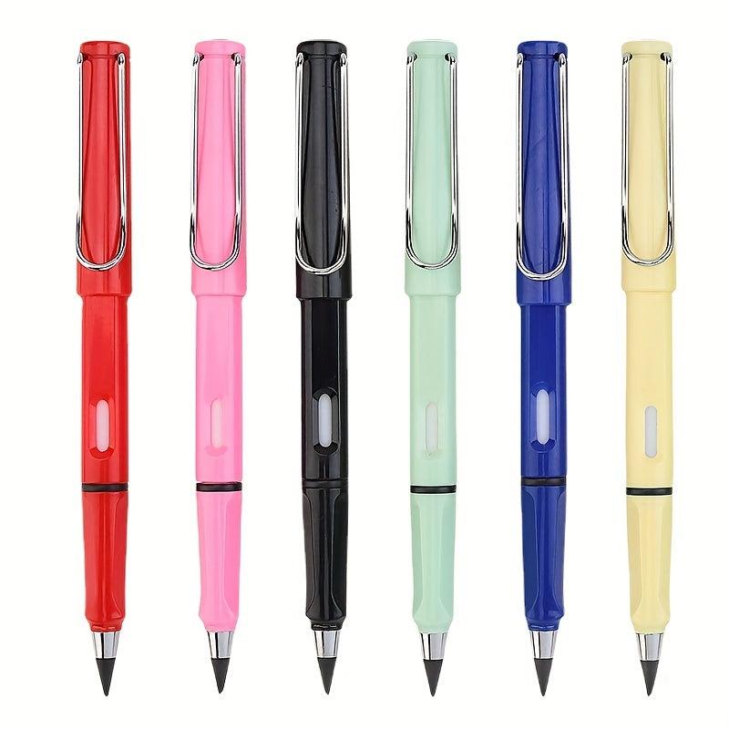 4pcs Unlimited Pencil Nibs Set, Inkless Pen Art Sketch Magic Mechanical Pencils