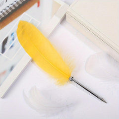 Feather Ballpoint Pen for Special Occasions