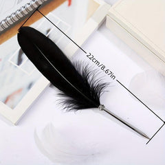 Feather Ballpoint Pen for Special Occasions