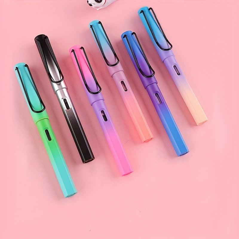 2pcs Colored Student Calligraphy Pens for Writing Enhancement