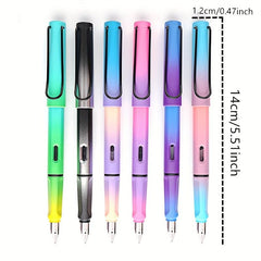 2pcs Colored Student Calligraphy Pens for Writing Enhancement