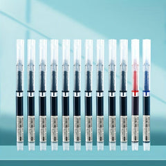 8pcs Quick Drying Gel Pen Large Capacity Red Water Based Pen Gel Pen Set