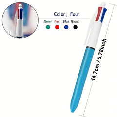 DORESS 4 Count Pack Ballpoint Pens Medium Point 1.0mm 4 Colors