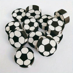 10pcs Styling Extruded Eraser Kids Gift Football Basketball Eraser