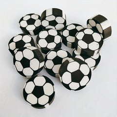 10pcs Styling Extruded Eraser Kids Gift Football Basketball Eraser