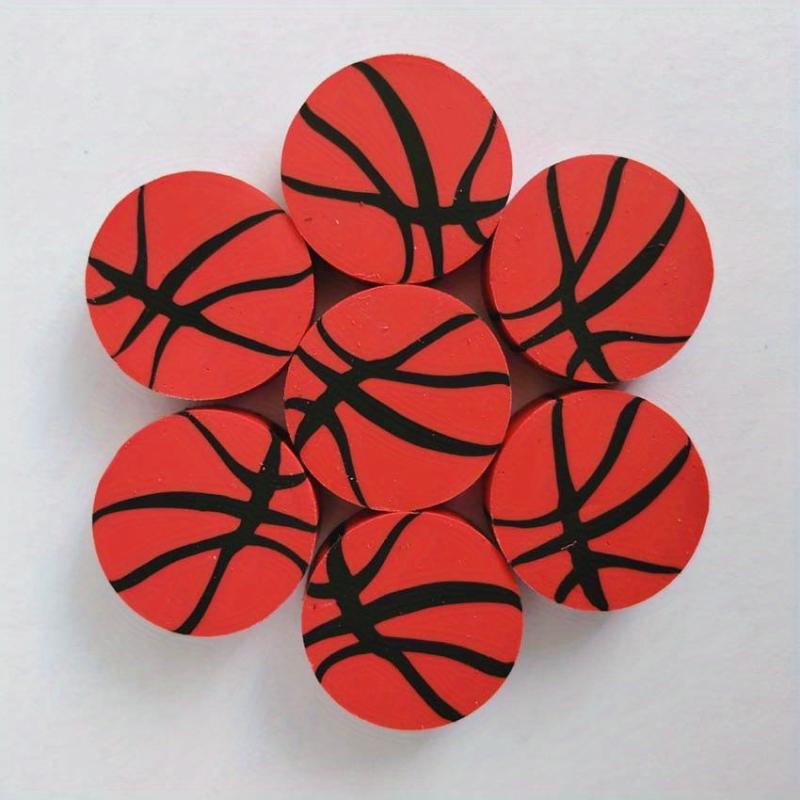 10pcs Styling Extruded Eraser Kids Gift Football Basketball Eraser