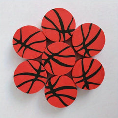 10pcs Styling Extruded Eraser Kids Gift Football Basketball Eraser