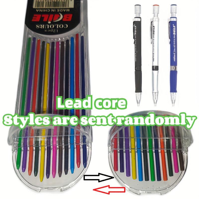12PCS 2.0MM Clutch Pencil Automatic School Supplies Writing Stationery