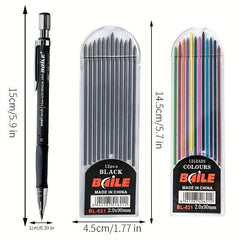 12PCS 2.0MM Clutch Pencil Automatic School Supplies Writing Stationery