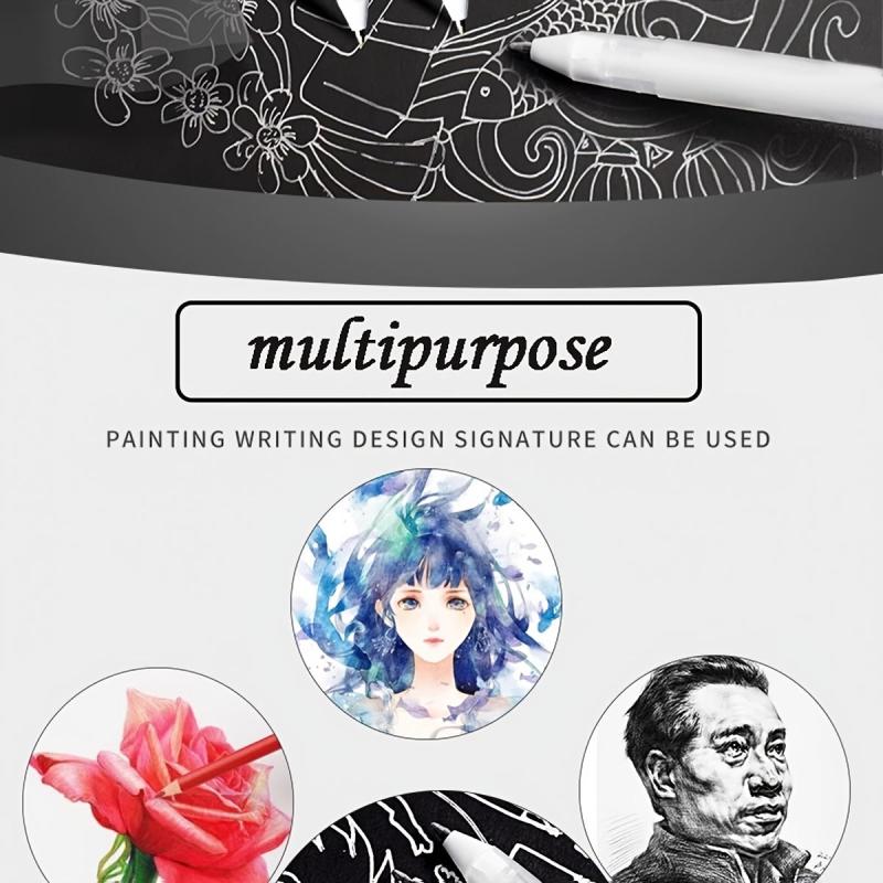 2pcs Hand painted Highlight Art Painting Pens