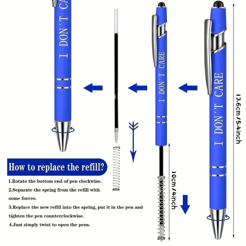 10pcs Inspirational Quotes Ballpoint Pens for Office with Encouraging Scriptures