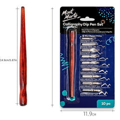 9 Calligraphy Nibs Dip Pen Set Cartoon Animation Lettering Sketching Art